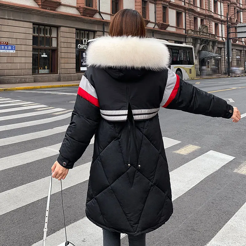 

2019 New Style Winter Korean-style Cotton-padded Clothes Women's Thick down Jacket Loose Casual Mid-length Cotton-padded Jacket