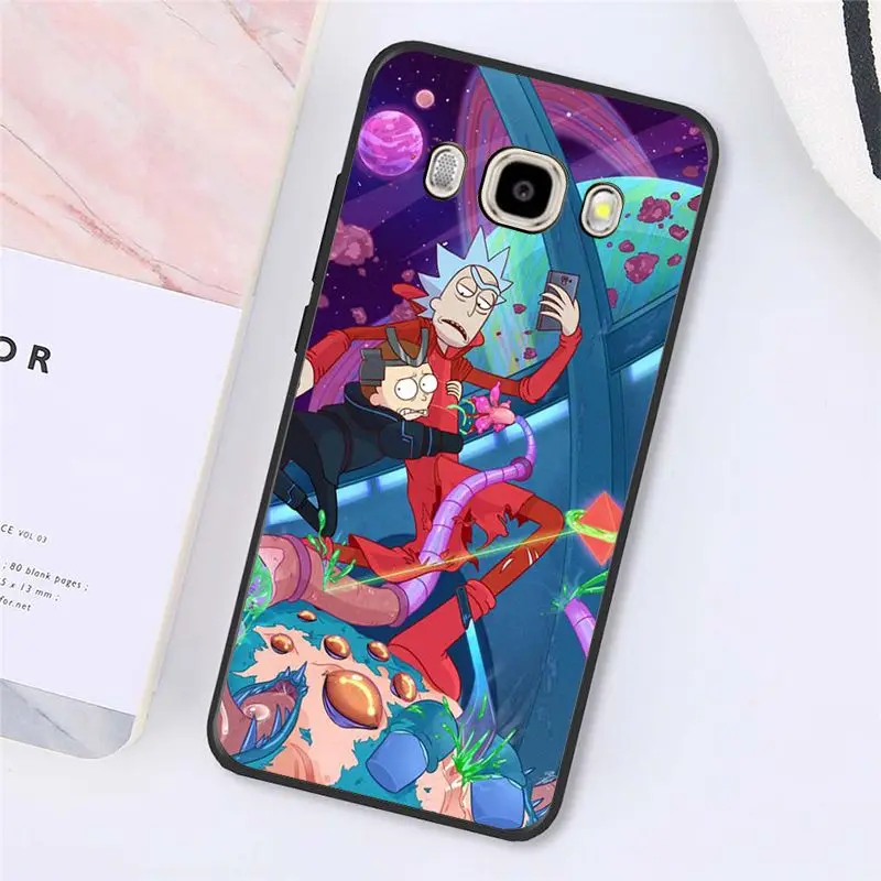 Babaite мультфильм комикс мем Рик и Морти черный чехол для телефона чехол для samsung Galaxy J7 J6 J8 J4 J4Plus J7 DUO J7NEO J2 J7 Prime - Цвет: A9