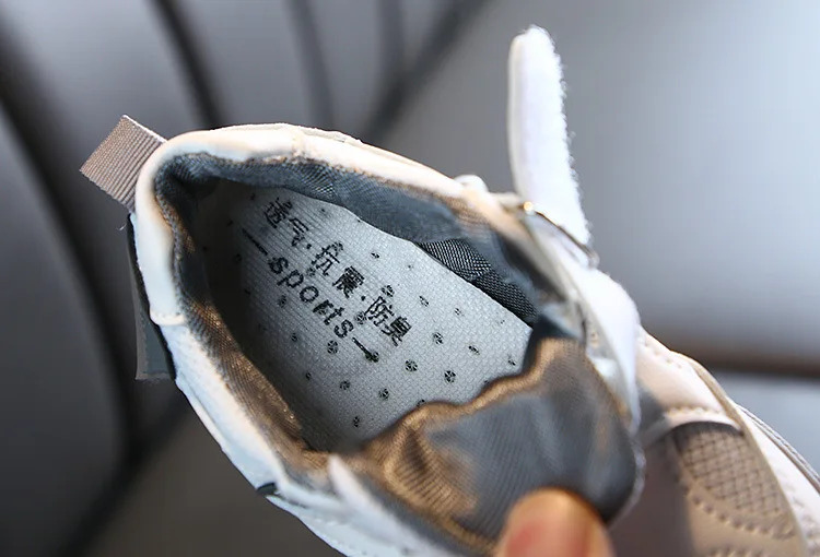 CYSINCOS 2020 New Girls Sports Shoes Running Sneaker For Children's Mesh  Boys Breathable School Student White Shoes