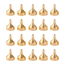  Durable Mini Metal Funnels For Perfume Filling Bottles Transferring Liquid Tool Accessories Make-Up Supplies 