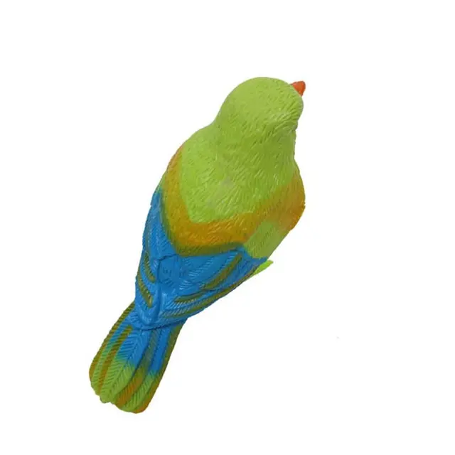 Novelty Voice Controlled Bird Call Chirp Electronic Pet Gag Kids Baby Toy Voice Controlled Bird 3