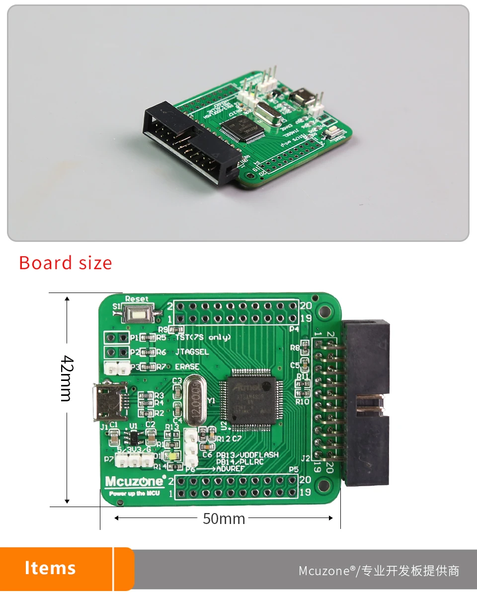 ATSAM4S ATSAM4S2B мини плата 120 МГц CM4 QFP64 совместима с AT91SAM7S64 USB UART HSMCI