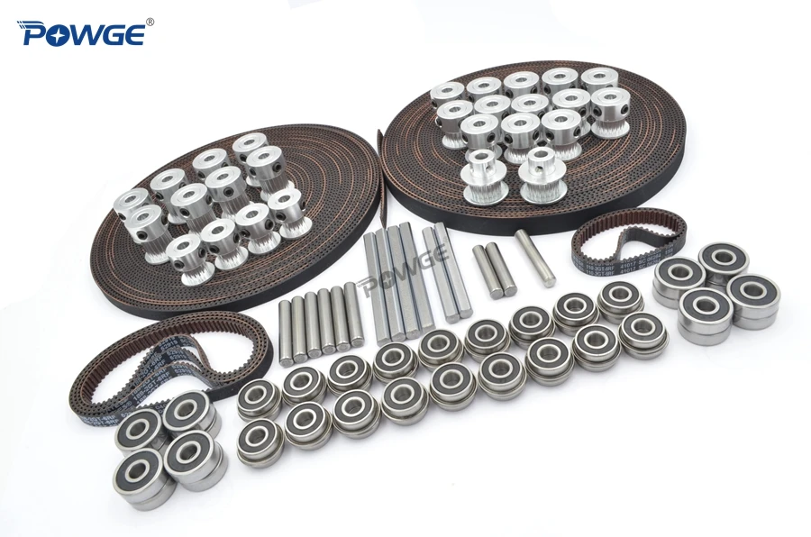 Günstig POWGE VORON V2.2 Set GT2 LL 2GT RF Offenen Zahnriemen 2GT 16T 20T pulley 110 188 schleife gürtel Welle lager 625 F695 2RS MOTION TEILE