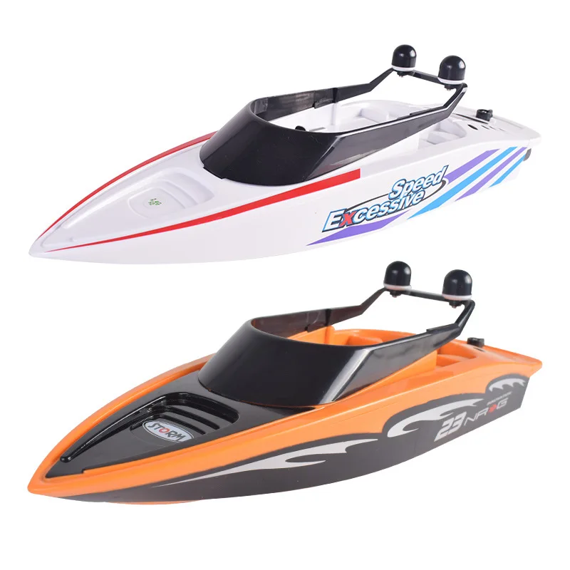 Высокая Скорость RC лодка 15км/ч 2,4 ГГц 4 канала Электрический Workbale на воде Радио пульт дистанционного управления Управление гоночная игрушка для детей лучший подарок