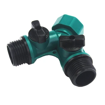 

Irrigation Y Type 1 Inch 3-way Tap Irrigation Valve Hose Pipe Splitter Quick Connection Extension Pipe Connector Adapter