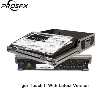 

Free shipping Flightcase Tiger touch II Console Stage Effect Lighting Equipment Controller Console For DJ Disco Party Beam Wash