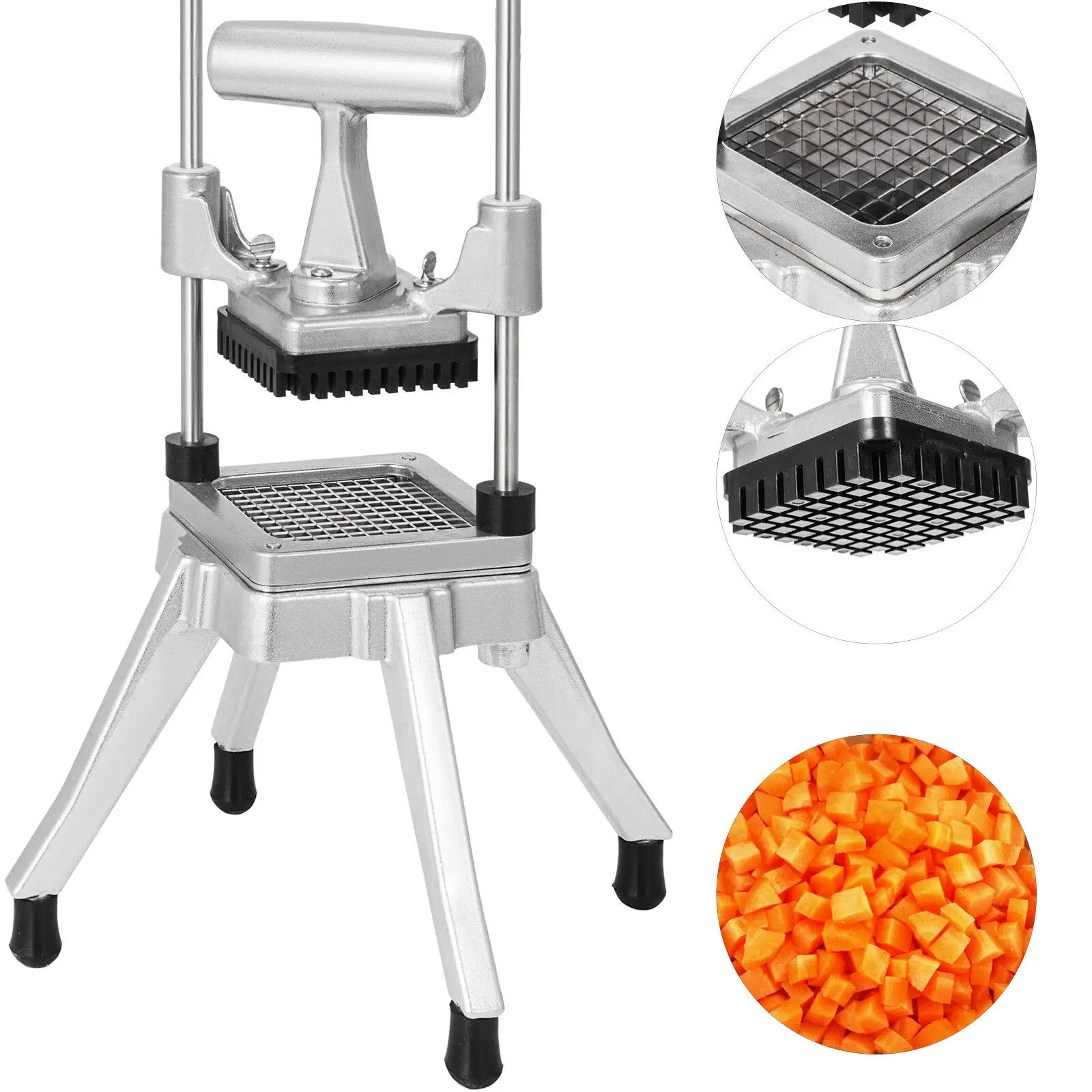 

Commercial 3/8" Vegetable Fruit Dicer Onion Tomato Slicer Chopper Restaurant
