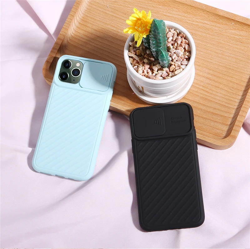 Slide Camera Protection Case For iPhone 11 Pro Max XS XR X 7 8 6 6S 2