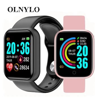 

D20 Bluetooth Smart Watches Men Waterproof Sport Fitness Tracker Smart Bracelet Blood Pressure Heart Rate Monitor Y68 Smartwatch