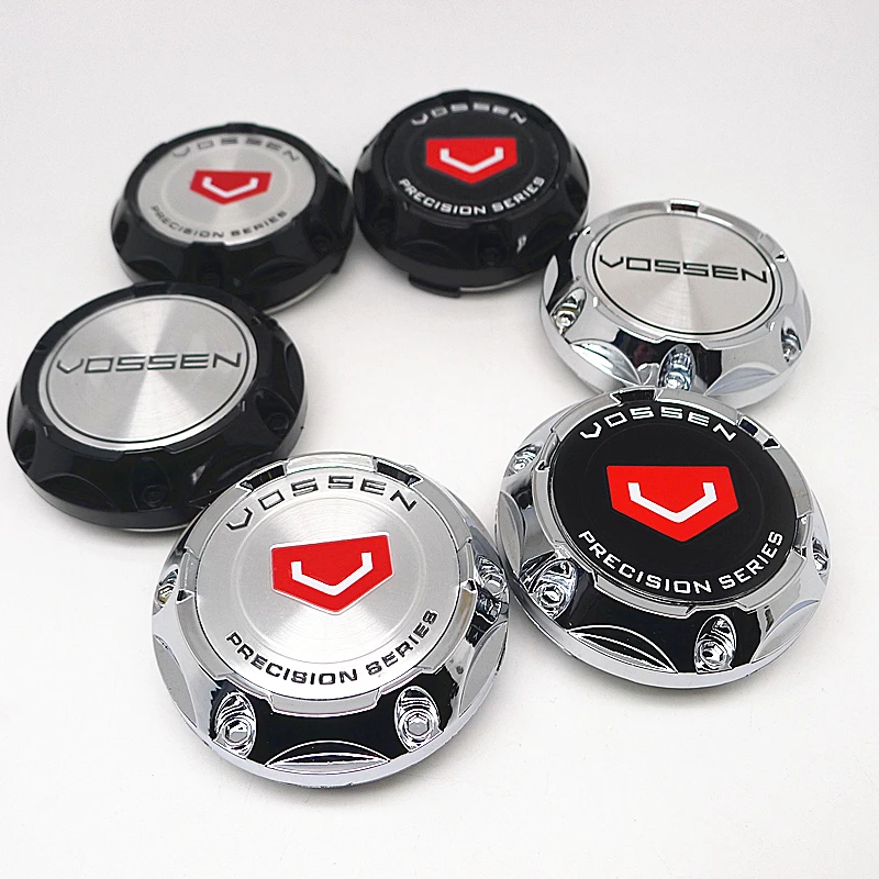 4 Pezzi 64Mm Per Vossen Coprimozzo Ruota Centrale Car Styling Cover 45Mm Emblem Badge Sticker Accessori