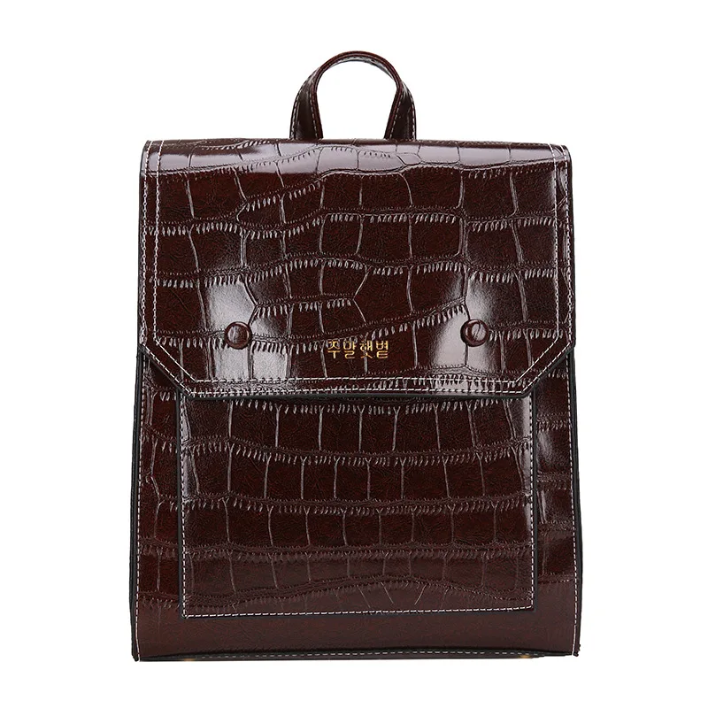 Plecak Damski Miejski Skora Sac A Dos Femme De Marque Lux Cuir Mochilas Para Mujer Antirrobo непроницаемый женский рюкзак