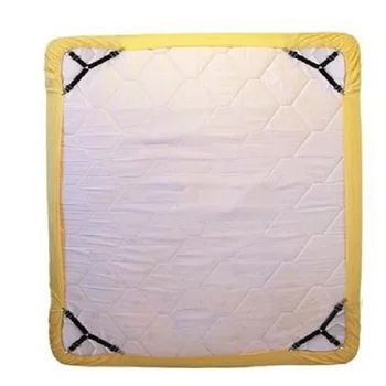 

White Bed Sheet Mattress Cover Blankets Home Grippers Clip Holder Fasteners Elastic Straps Fixing Slip-Resistant Belt