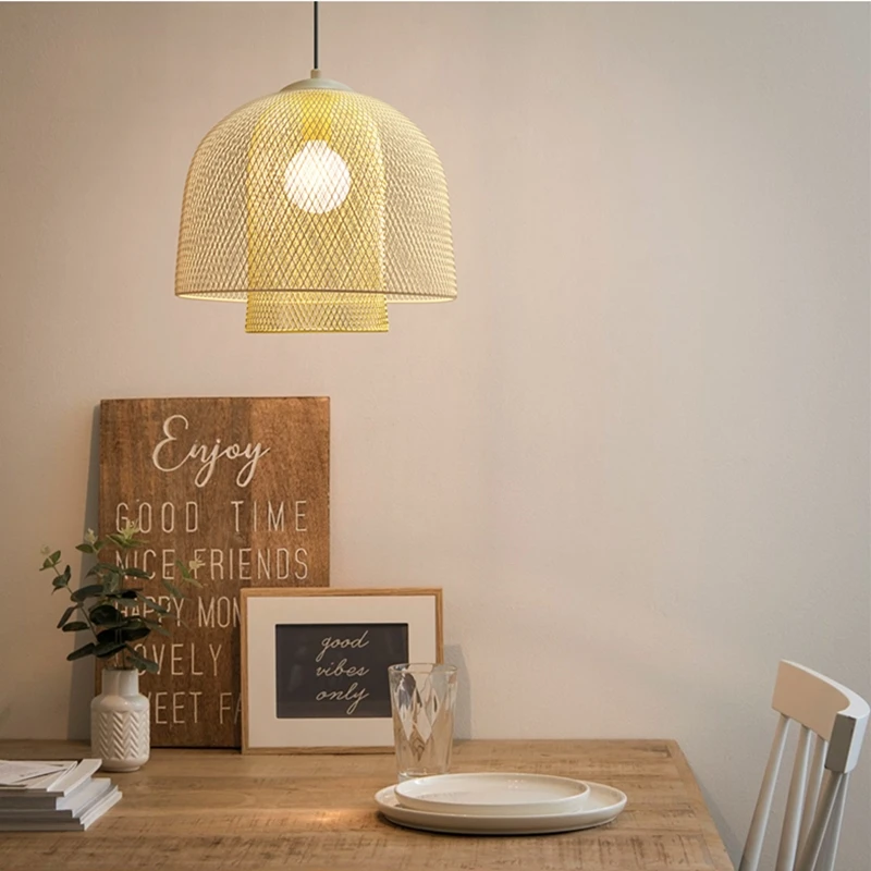 Подвесной светильник в скандинавском стиле, современный минималистичный подвесной светильник для столовой, спальни, выставочного зала, кованые лампы