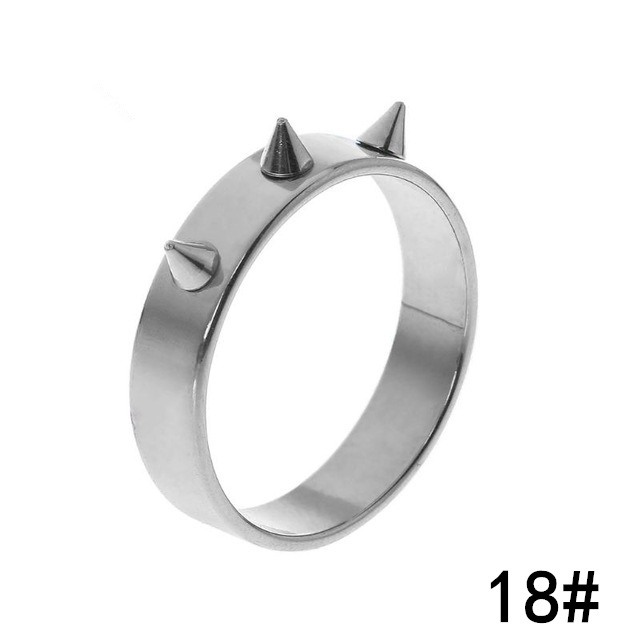 Female Man Safety Survival Ring Tool Self Defense Stainless Steel Ring Finger Defense Ring Tool Outdoor Gadget