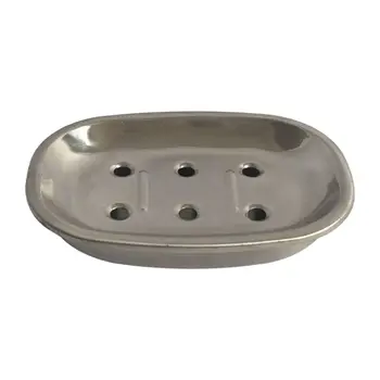 

304 Stainless Steel Double Layer Soap Dish Case Soap Box Drainage Water Holder