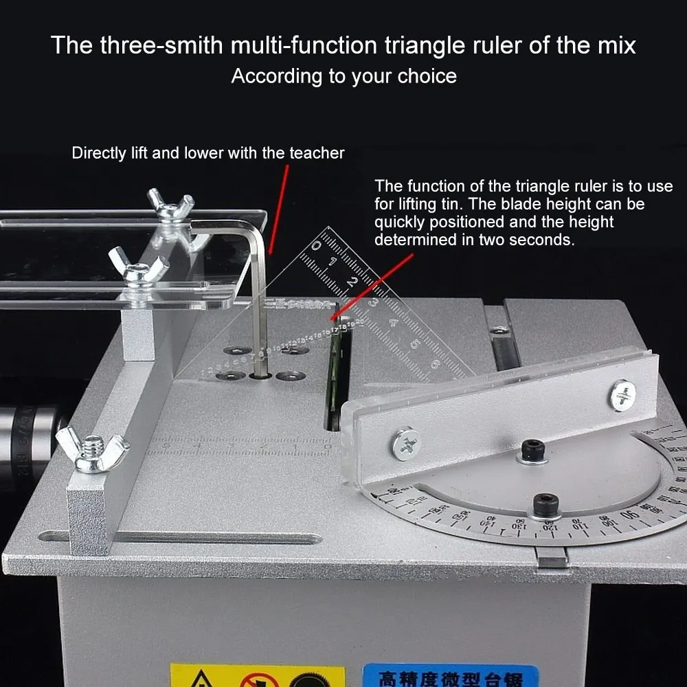 US $83.99 110240V Silver Woodworking Table Saw Advanced Configuration DIY Model Cutting Machine Electric Polisher Grinder Cutting Drill