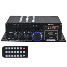 Wzmacniacze mocy HiFi 40Wx2 stereofoniczny domowy samochód 12V Audio cyfrowy wzmacniacz dźwięku tanie i dobre opinie NONE CN (pochodzenie) Profesjonalny sprzęt audio