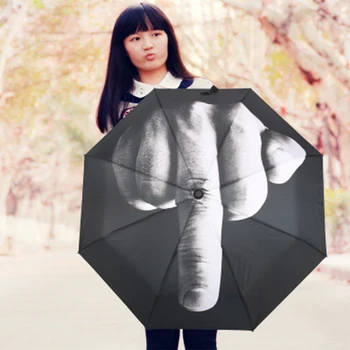 

Cool Middle Finger Umbrella Funny Men Rain Parasol Double Layer Umbrella Rain Women Cancan Olycat Parapluie Male Umbrela W