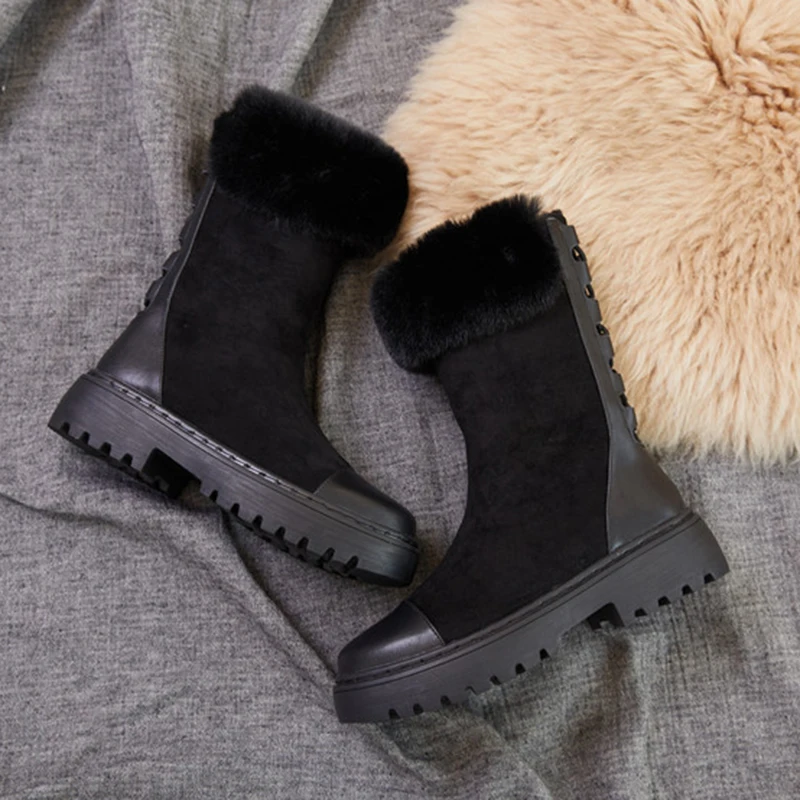Г., шерстяные зимние ботинки на меху женские зимние ботильоны из натуральной кожи с круглым носком на шнуровке