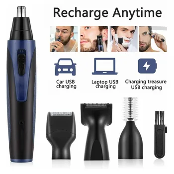 

Multifunctional 4 in 1 Nose Ear Hair Trimmer For Men Clipper Face Eyebrow Nose Hair Removal Trimmer Eyebrow Shaver Groomer Razor