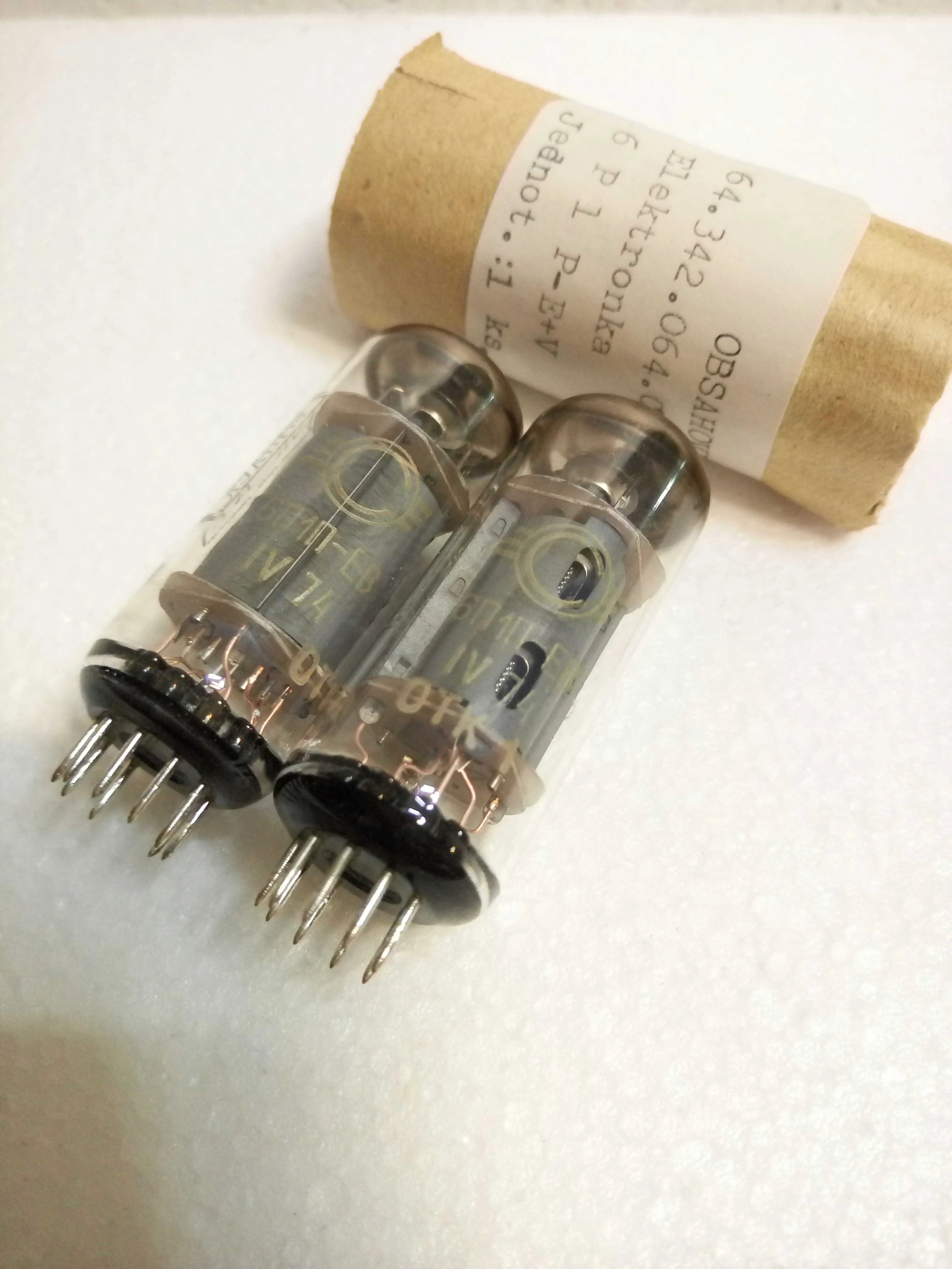 2PCS 6n1nEB Amplifier Tube Electronic tube valve Can Upgrade 6n1n