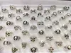 20pcs Skull Ring Punk Vintage Skeleton Rings Mens Womens Styles Mixed Gothic Hiphop Jewelry 5