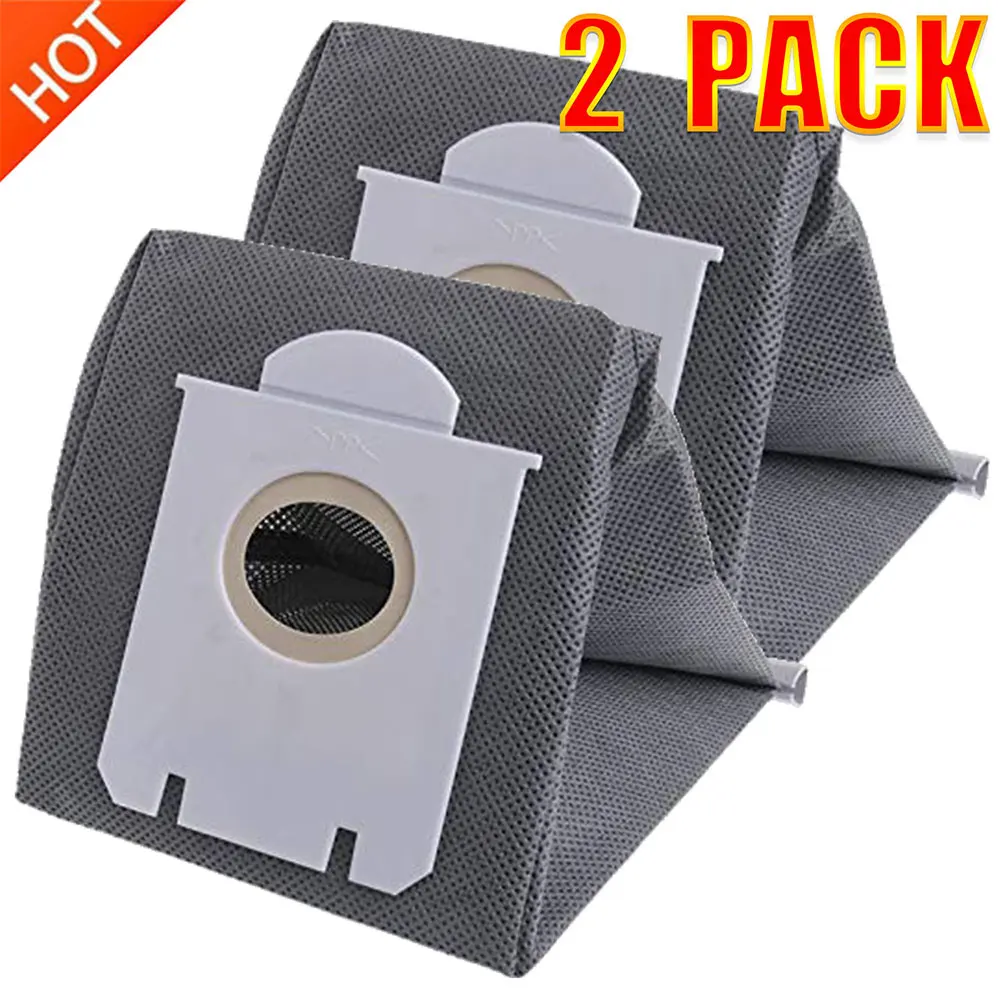 2pcs 2 шт. моющиеся S-сумка пылесос сумки мешка для сбора пыли Замена для Philips FC9071 FC8134 FC8613 FC8614 FC8220 FC8224 FC8200 - Цвет: 2pcs