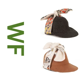 

Pre-sale Hot Style 20 Autumn Winter Wf Bow Cap Newborn Hat Newborn Photography Props Girls Hat Toddler Winter Hat