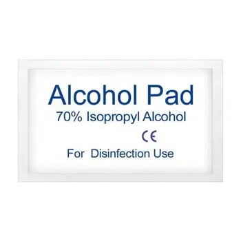 

25pcs Disposable Alcohol Sterilized Cotton 70% Alcohol Cotton Non Woven Disinfection Cotton Sheet One Time Use 1 Box