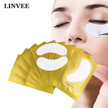

Under Eye Paper Patches 50 Pairs for Eyelash Extensions Eyelash Lint Free Eye Pads Individual Eye Lashes Lifting Makeup Sticker