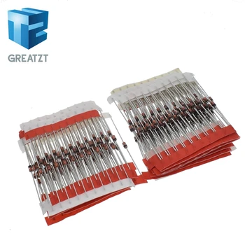

GREATZT 1W (3V to 33V) 250 Pcs 25 Values 1W Zener Diode Assorted kit Assortment Set New
