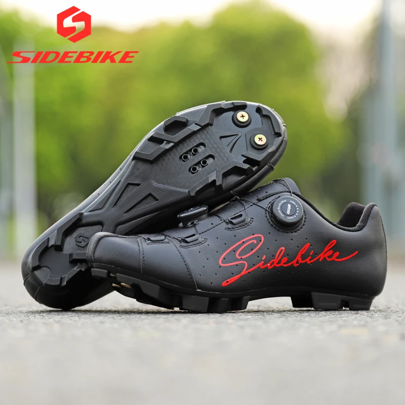 SIDEBIKE Cycling Shoes MTB Man Racing Bicycle MTB Shoes Mountain Bike Sneakers Professional self-Locking Breathable 001