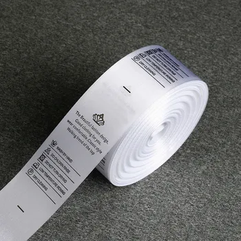 

Ribbon Washed Label Clothing Washed Label Home Textile Underwear Label Washed clothes tags and labels