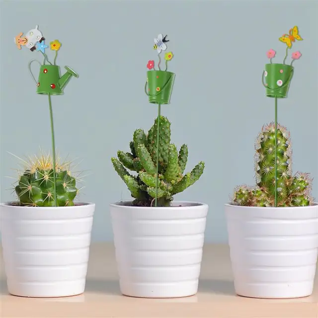 4Db Véletlenszerű Stílusú Szép Kerti Díszek Asztali Dekorációk Bonsai Toppers A Virágcserepek Kertjéhez - Image 5