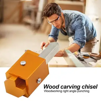 

Square Hinge Recesses Mortising Right Angle Wood Carving Woodworking Tools Spring Type Aluminium Angle Clamp 80x30x30mm
