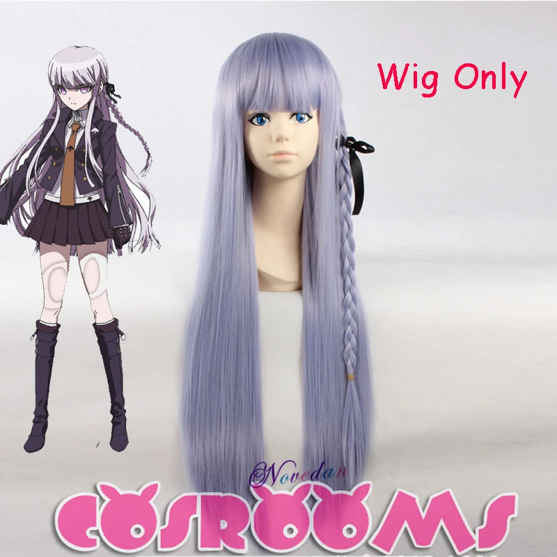 Disfraz Completo De Kyoko Kirigiri – Danganronpa – Chaqueta De Cuero Morado, Conjunto Oficial
