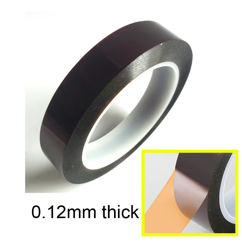 

100mm*33M* 0.12mm thick, Heat Withstand Polyimide Tape fit for Isolate, Electrical Model Airplane DIY 10cm width
