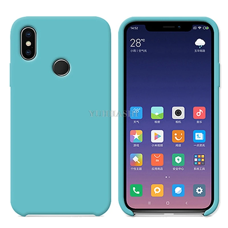 Официальный жидкий силиконовый чехол для телефона для Xiaomi Redmi Примечание 7 8 9, 6 комплектов/партия, 5 K20 Pro 5 Plus 4X 6A для Xiaomi 9 8 SE A2 A3 Lite S2 крышка