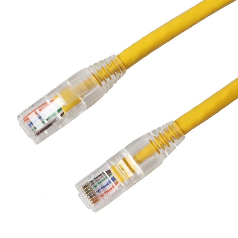 Соединительный кабель Ethernet, шесть типов, круглый провод, бескислородная медь, прозрачный, чистый хвост, стандартная линия передачи данных