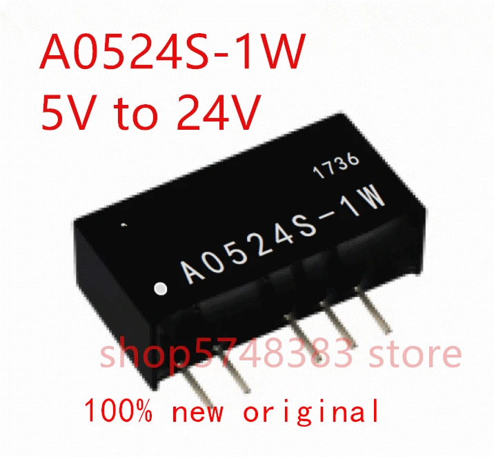 1 шт./лот 100% Новый оригинальный A0524S-1W A0524S Вт A0524 5В до 24В изолирующий источник