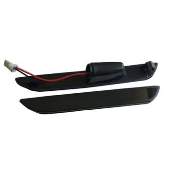 

Front & Rear Smoke LED Side Marker Lights Bumper Lamp For Ford Mustang 15-19 Lightweight And Durable