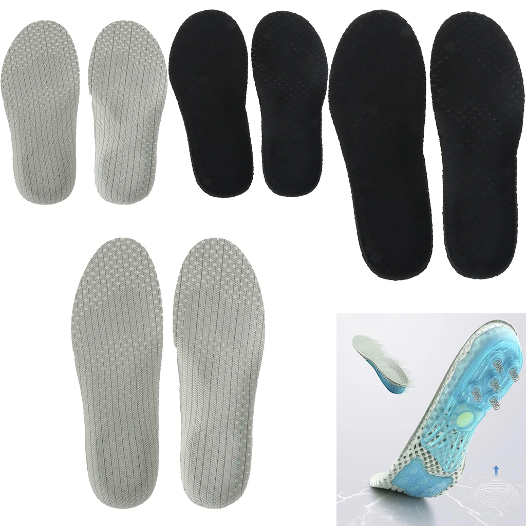 1 Pair Anti Deodorant Orthotic Sports Running Shoes Cushion Insoles Arch Support