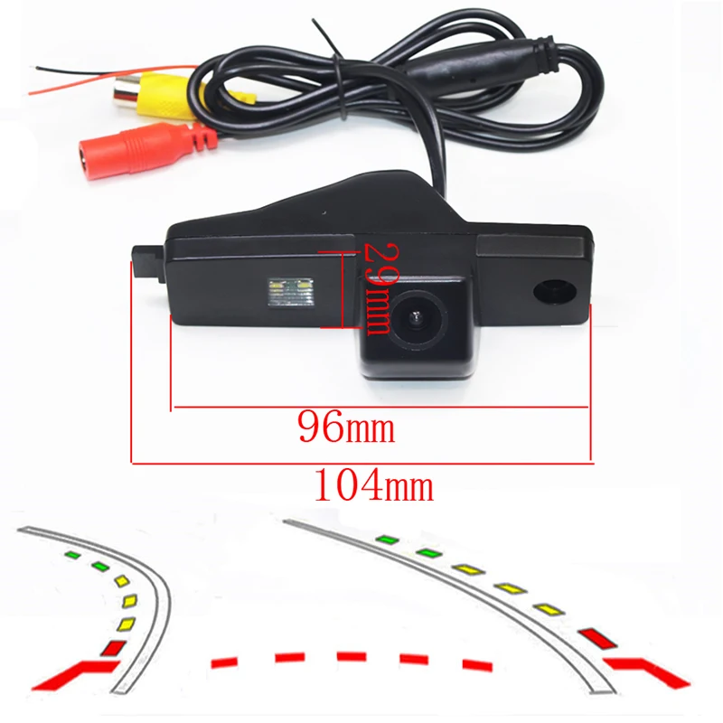 Kluger//Lexus RX300 Reversing Vehicle-Specific Camera Integrated in Number Plate Light License Rear View Backup Camera for Toyota Highlander//Hover G3//Coolbear//Hiace