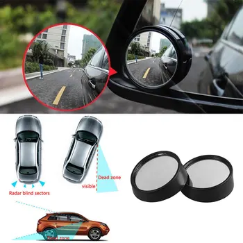 

2Pcs Car Mirror HD Convex Mirror Blind Spot Auto Rearview Mirror Wide Angle Vehicle Parking Blind Spot mirror