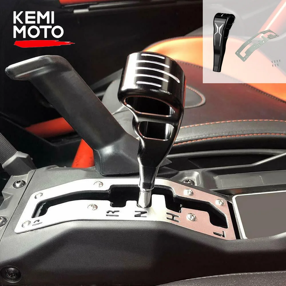 For Can am Maverick X3 UTV Shift Gate & Gear Grip Shift Knob Billet