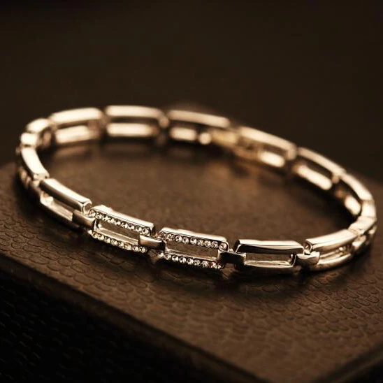 H00068 silver Модные браслеты Любовь ювелирные изделия розовое золото/серебро Имитация покрытием браслет кулон из искусственного жемчуга на цепочке очаровательные браслеты для женщин - Окраска металла: H00068 silver