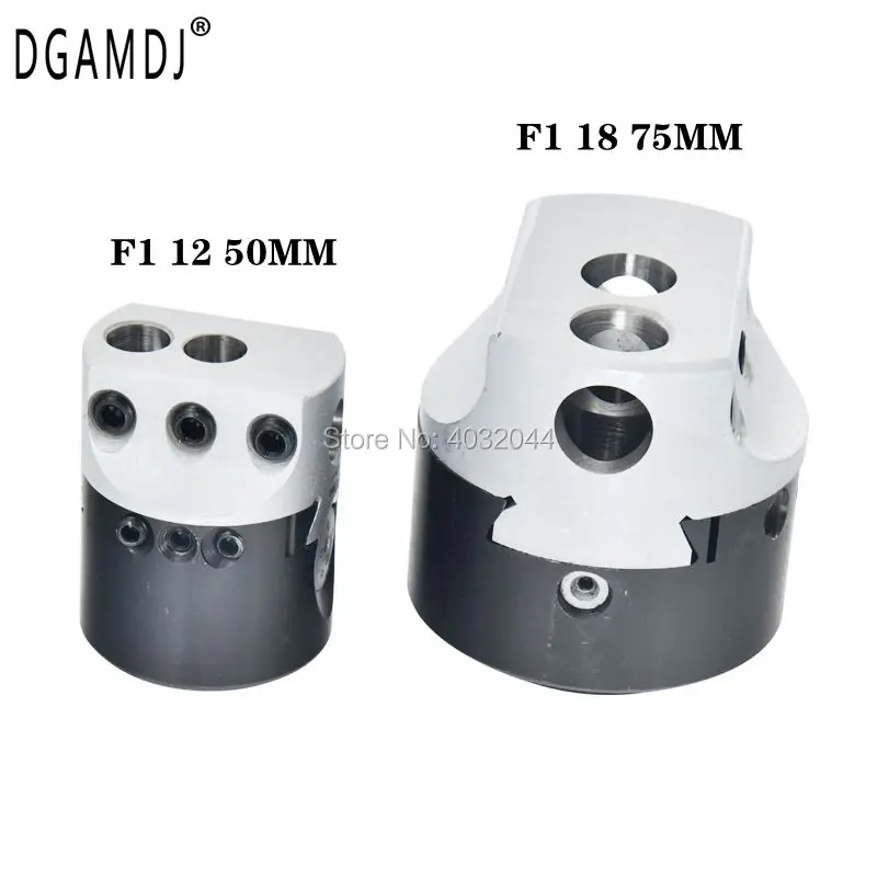 

2/3 Inch 50mm/75mm F1 Type Boring Head 12mm/18mm Lathe Drill Pipe Milling Tool Holder For Milling Machine + Hex Wrench