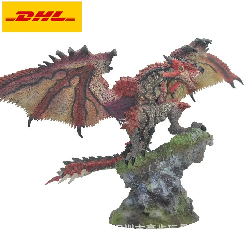 

12" Animal Statue Sea Dragon Bust Salix Dragon Full-Length Portrait Simulation Art Craft PVC Action Figure Toy BOX 20-30CM V887