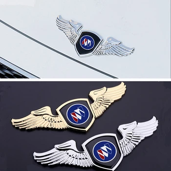

Car Chrome Emblem Auto Front Hood Sticker for Buick GL6 GL8 Encore Lacrosse Verango Allure Regal GS GT Insignia Enclave Envision