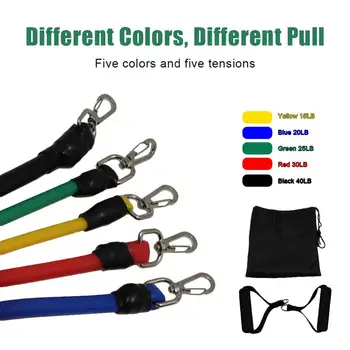 

Resistance Bands Set Elastic Band For Fitness Rubber Bands Rubber Bands For Gum Set Sport Yoga Exercise Gym Rubber Workout